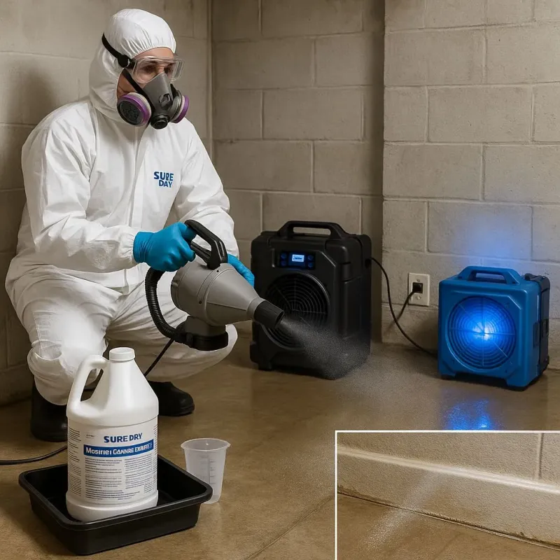 Sanitization and Odor Removal process in Webster Groves, MO