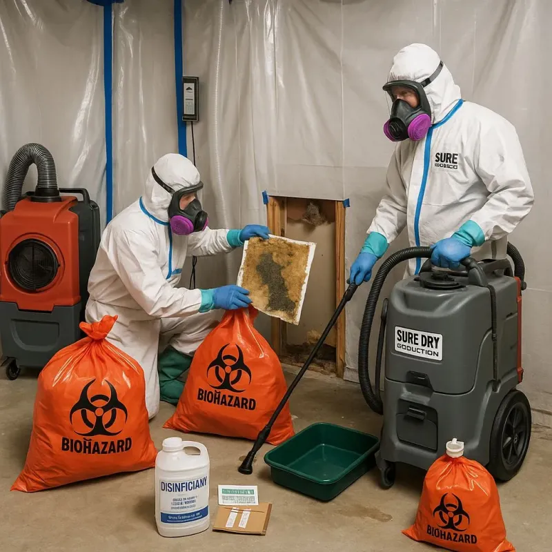 Contaminated Water Handling Protocols process in Webster Groves, MO